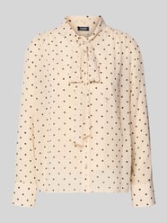 Schluppenbluse im Allover-Look Modell 'Bo' von JOOP! Beige - 3
