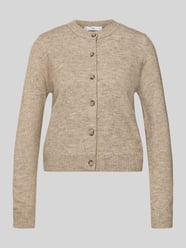 Regular Fit Cardigan mit Woll-Anteil Modell 'Nekka' von MANGO Beige - 2