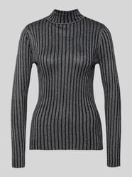 Sweter z półgolfem o kroju slim fit z mieszanki wiskozy ze stójką Model 'Violetta' od Soyaconcept - 37