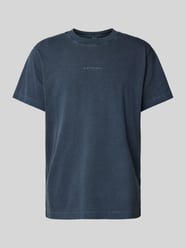 Oversized T-Shirt mit Label-Print von G-Star Raw Grau - 36
