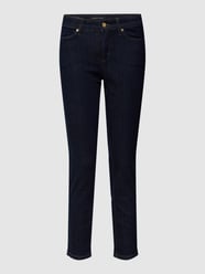 Slim Fit Jeans mit Label-Detail Modell 'PIERA' von Cambio Blau - 15