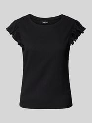 T-shirt z fakturowanym wzorem model ‘LUNA’ od Pieces - 11
