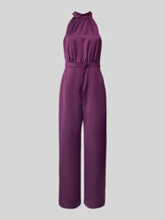 Jumpsuit mit Neckholder Modell 'Farsetto' von MAX&Co. Lila - 3