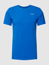 Slim Fit T-Shirt mit Label-Print von G-Star Raw Blau - 6