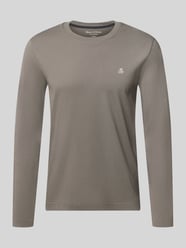 Shaped Fit Langarmshirt aus reiner Baumwolle von Marc O'Polo - 39