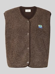 Relaxed Fit Weste aus Teddyfell Modell 'Hoktown' von American Vintage - 8