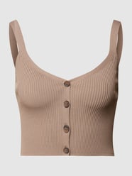 Crop Top aus Viskose-Mix von Guess Beige - 1