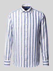 Slim fit linnen overhemd met kentkraag, model 'Sykia' van OLYMP SIGNATURE - 27