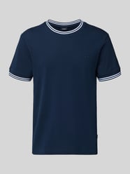 t-shirt z paski w kontrastowym kolorze model 'Jose' od JOOP! COLLECTION - 24
