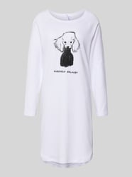 Nachthemd met statementprint, model 'Wohlfühlmomente' van LOUIS & LOUISA - 26