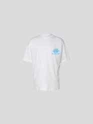 T-Shirt mit Label-Print von Blue Sky Inn Weiß - 21