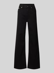 Jeansy z szeroką nogawką i naszywką z logo model ‘True’ od Calvin Klein Jeans - 39