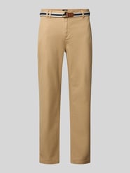 Chino mit Gürtel und Eingrifftaschen Modell 'WARREN' von Scotch & Soda Beige - 10