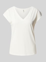 Comfort Fit T-Shirt aus Modal-Mix Modell 'FREE' von Only Beige - 37