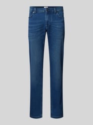 Tapered Fit Jeans mit Eingrifftaschen von MCNEAL Blau - 7