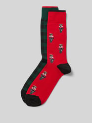 Socken aus Baumwoll-Mix im 2er-Pack von Polo Ralph Lauren Underwear - 35