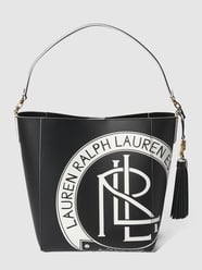 Shopper aus Leder mit Label-Print von Lauren Ralph Lauren - 13