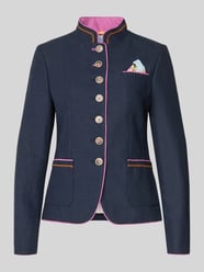 Marynarka o kroju slim fit z Mieszanka lnu i bawełny od White Label - 42