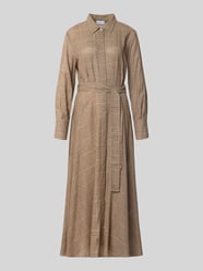 Sukienka koszulowa z mieszanka wiskozy model 'Utile' od Marella - 31