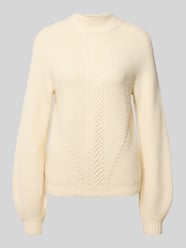 Sweter z dzianiny o kroju regular fit z mieszanki wiskozy model ‘KATIA’ od ONLY - 43