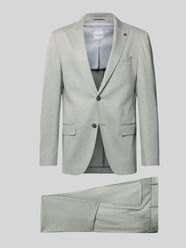 Slim Fit Anzug mit steigendem Revers von ROY ROBSON - 9