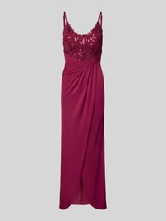 Abendkleid mit Paillettenbesatz von Lipsy - 40