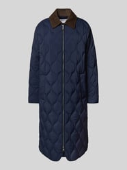 Gewatteerde lange jas met tweewegsritssluiting en steekzakken van Jake*s Casual - 31