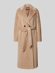 Mantel mit Gürtel Modell 'NILO' von Max Mara Studio Braun - 12