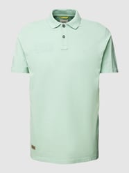 Poloshirt mit Logo-Stitching von camel active Grün - 42