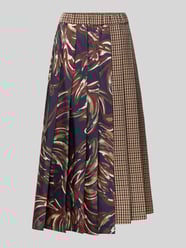 Midirok van scheerwolmix,-model 'FANALE' van Weekend Max Mara Bordeaux - 36