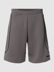 Shorts mit elastischem Bund von REVIEW Grau - 12