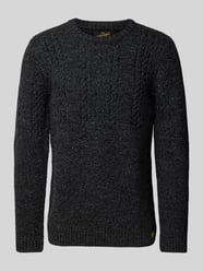 Strickpullover mit Zopfmuster Modell 'Jacob' von Superdry Grau - 19