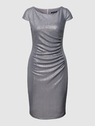 Cocktailkleid in schimmernder Optik von Paradi Grau / Schwarz - 27