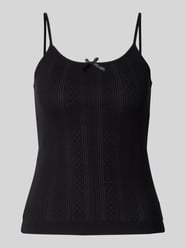 Top na ramiączkach o kroju slim fit z czystej bawełny model ‘MARIE’ od Pieces - 28