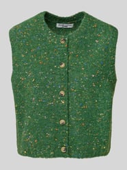 Mouwloos vest met ronde hals van Marc O'Polo Denim Groen - 4