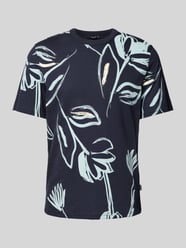 T-Shirt mit Rundhalsausschnitt Modell 'BLAPALMA' von Jack & Jones Premium Blau - 15