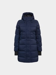Daunenmantel mit Kapuze von Canada Goose Blau / Türkis - 22
