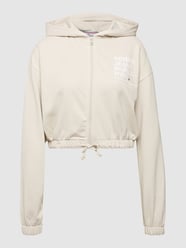 Cropped Sweatjacke mit Logo-Prints von Tommy Jeans Weiß - 23