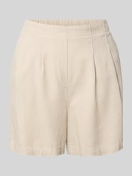 relaxed fit bermuda van mix van viscose en linnen model 'JESMILO' van VERO MODA - 20