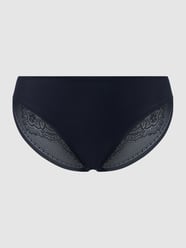 Slip met kantinzet van Schiesser Blauw - 34