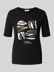 Regular fit T-shirt van katoenmix van s.Oliver RED LABEL - 37