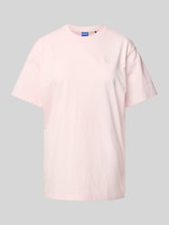 T-shirt met opstaande kraag van Hugo Blue Fuchsia - 32