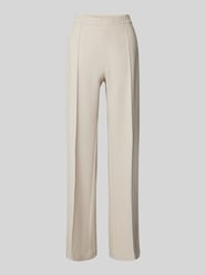 Wide Fit Marlenehose mit Viskose-Anteil Modell 'Chiara' von MAC Beige - 44