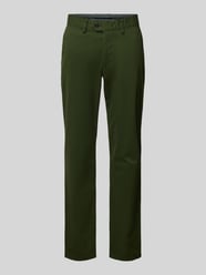 Tapered fit chino met achterzakken van Christian Berg Men Groen - 28