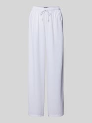 Regular Fit Stoffhose mit elastischem Bund von Review Weiß - 4