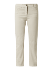 Hose mit Stretch-Anteil in gerader Passform  von Gerry Weber Edition Beige - 35