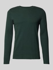 Shirt met lange mouwen en geribde ronde hals van MCNEAL Groen - 30