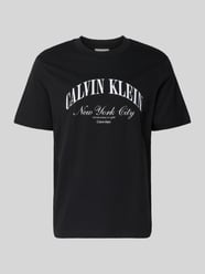 T-Shirt mit Label-Stitching von Calvin Klein Jeans - 28