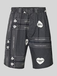 Regular Fit Shorts mit elastischem Bund Modell 'HEART BANDANA' von Carhartt Work In Progress Schwarz - 28