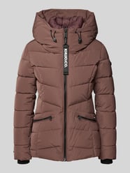 Gewatteerd jack met capuchon van khujo Fuchsia - 7